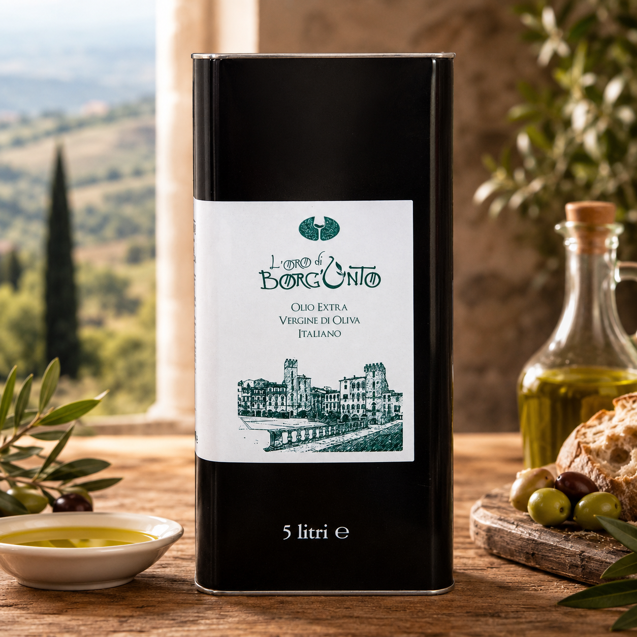 Huile d'Olive Extra Vierge 5L – Borgunto