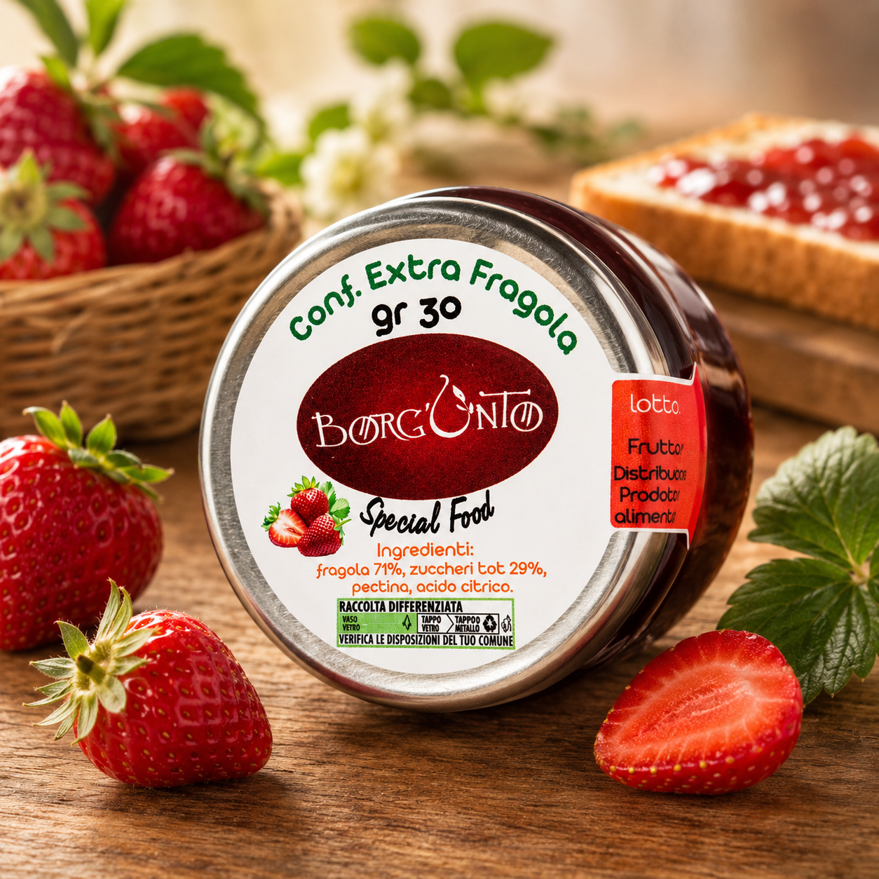 Confettura di Fragola Special Fruit – Borgunto