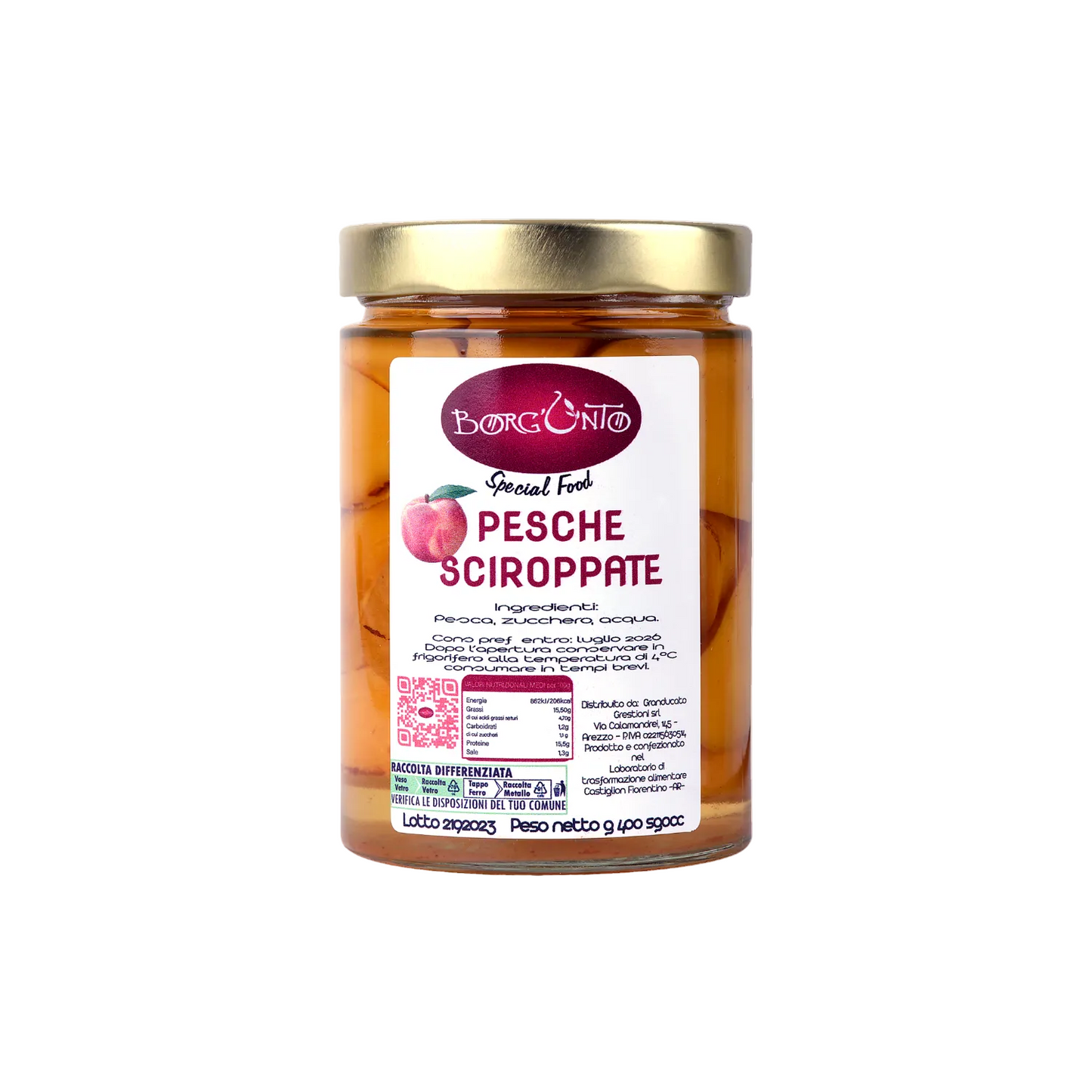 Pesche Sciroppate – Borgunto