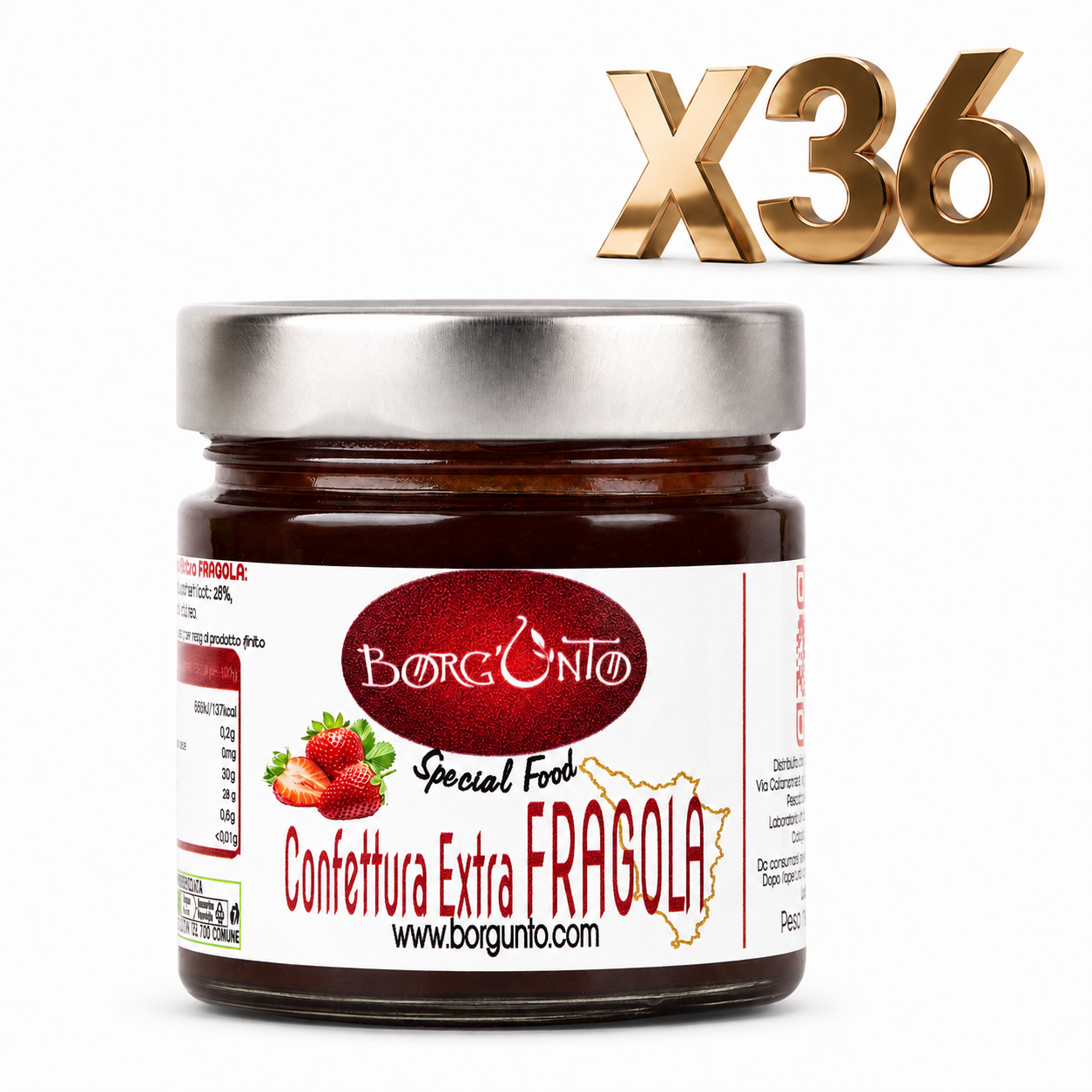 Confettura di Fragola Special Fruit – Borgunto