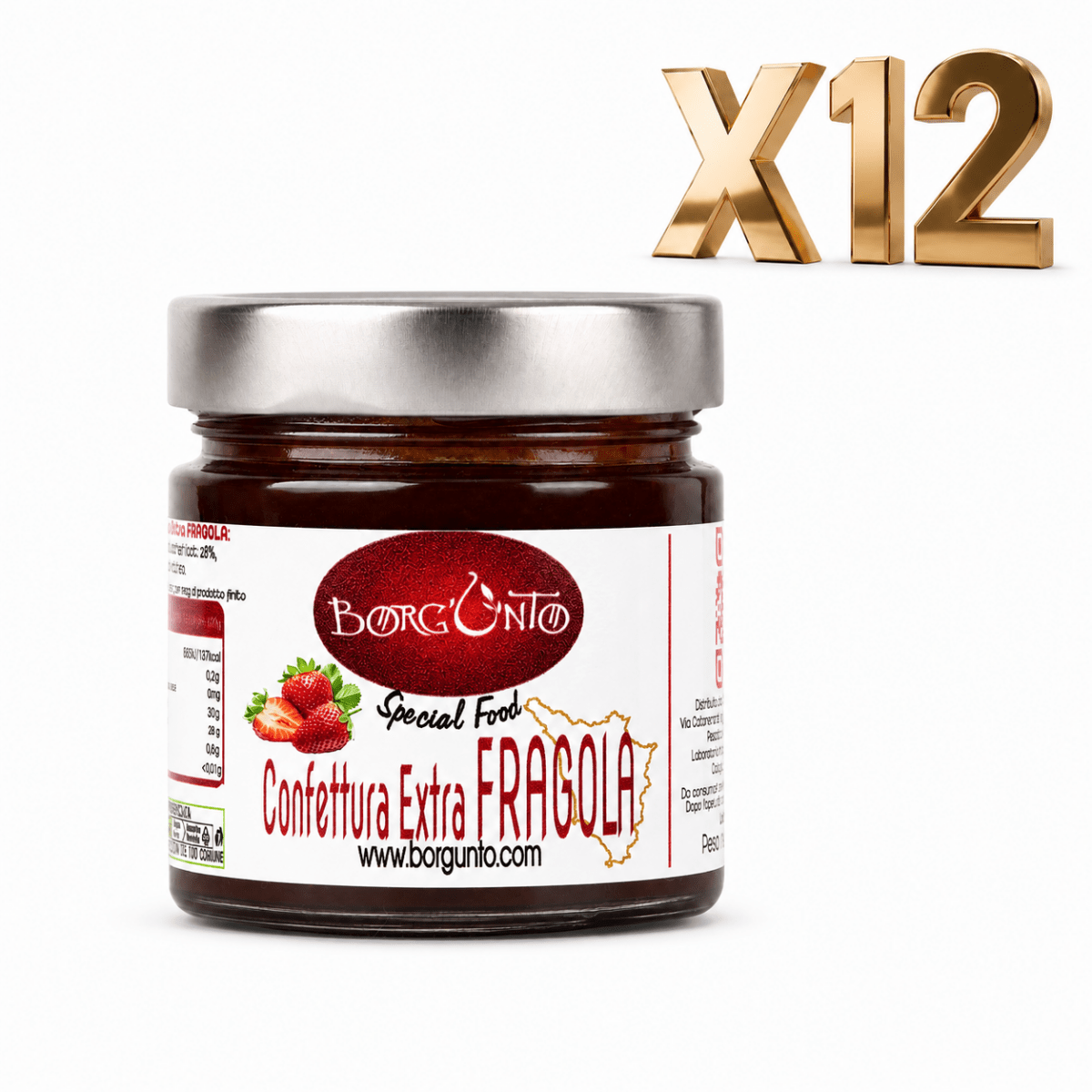 Confettura di Fragola Special Fruit – Borgunto - Borgunto