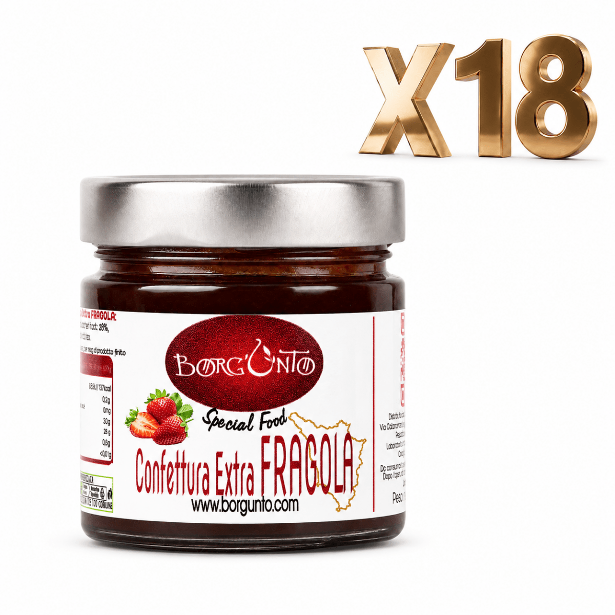Confettura di Fragola Special Fruit – Borgunto - Borgunto
