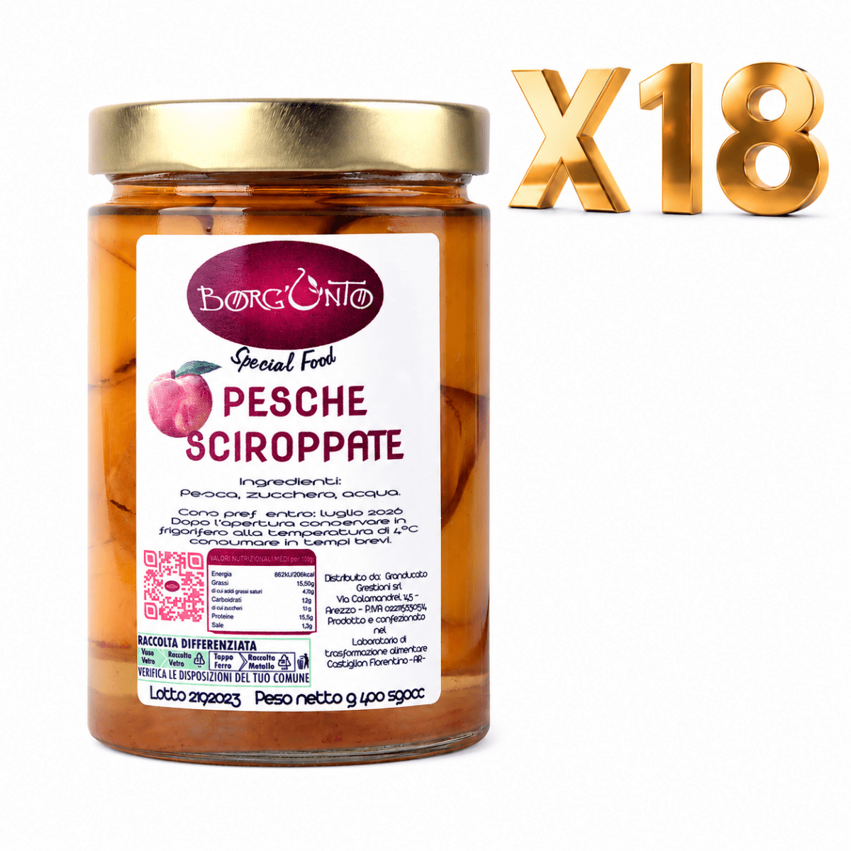 Pesche Sciroppate – Borgunto - Borgunto