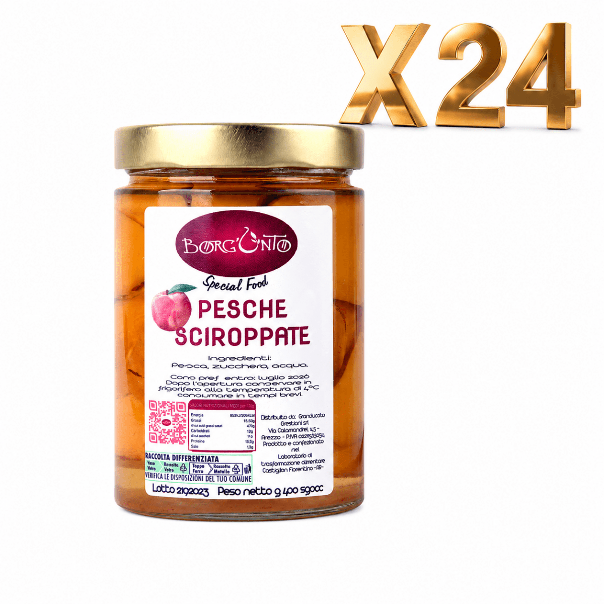 Pesche Sciroppate – Borgunto - Borgunto