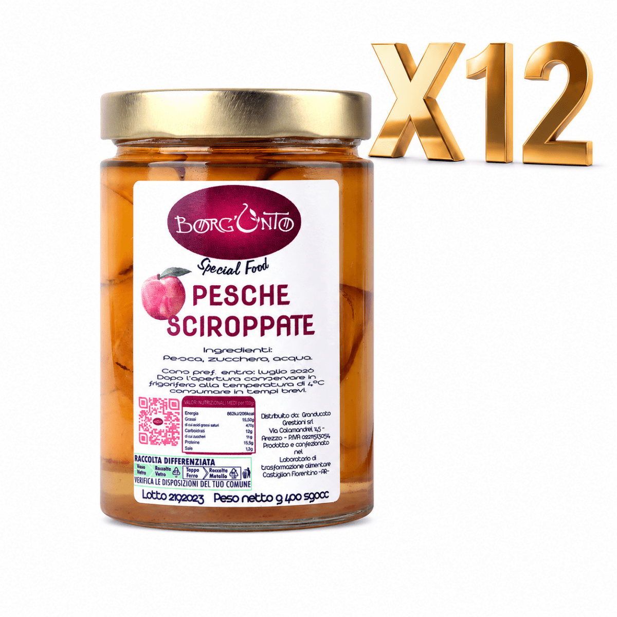 Pesche Sciroppate – Borgunto - Borgunto