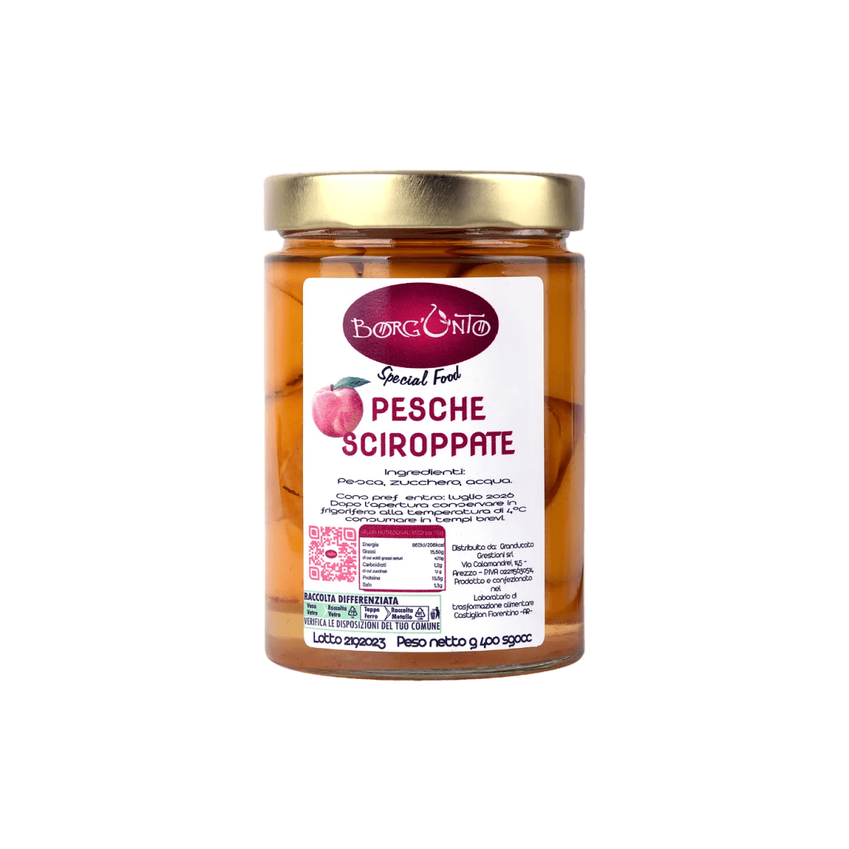 Pesche Sciroppate – Borgunto - Borgunto