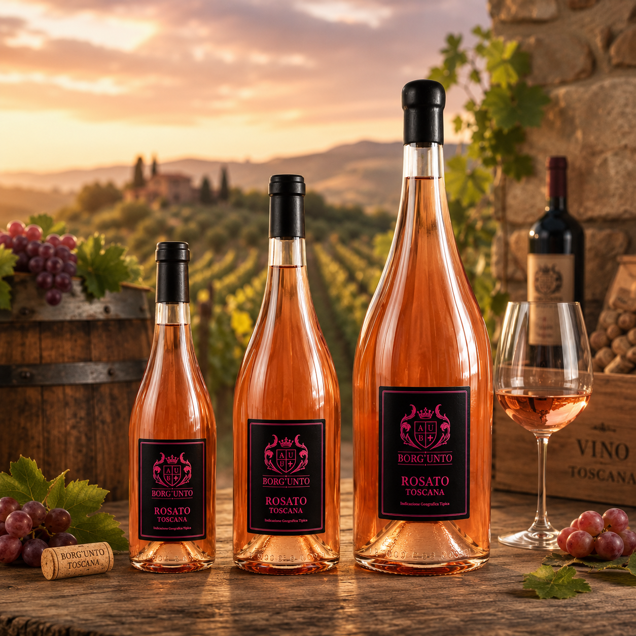 Rosé Wijn IGT Toscane – Borgunto