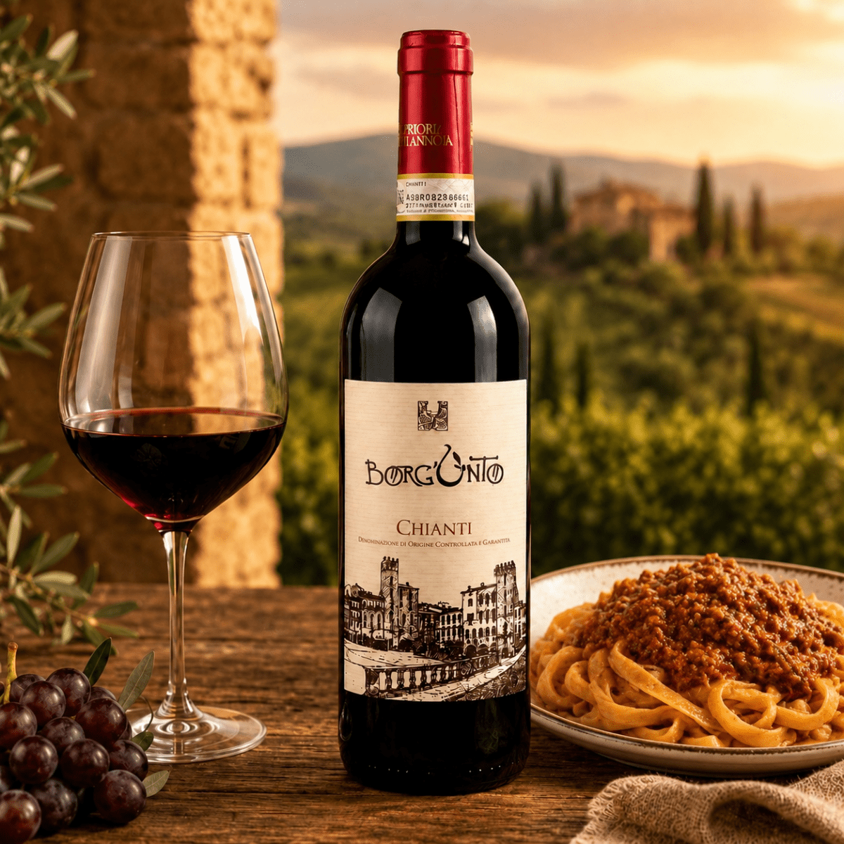 Vino Chianti Rosso DOC – Borgunto - Borgunto