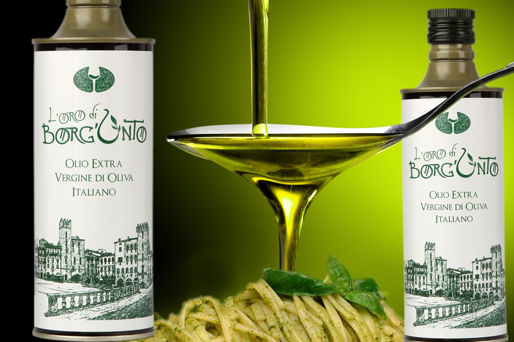 Olio Extravergine di Oliva 100% Italiano - Borgunto